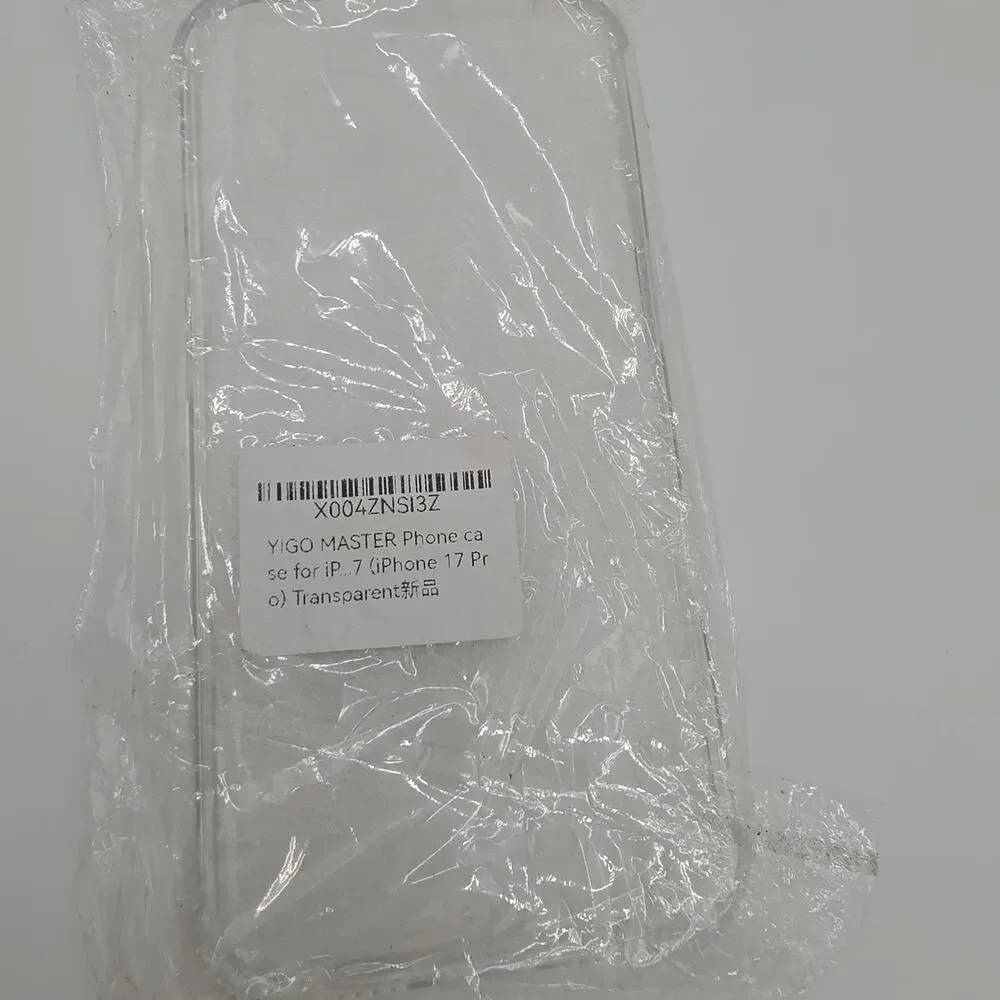 YIGO MASTER Phone case for iPhone 17 (iPhone 17 Pro) Transparent